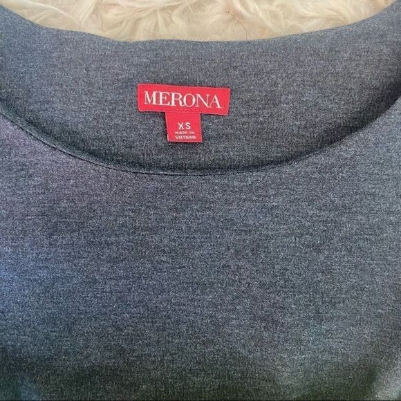 Merona target Gray sleeveless sheath dress xs - Picture 8 of 8